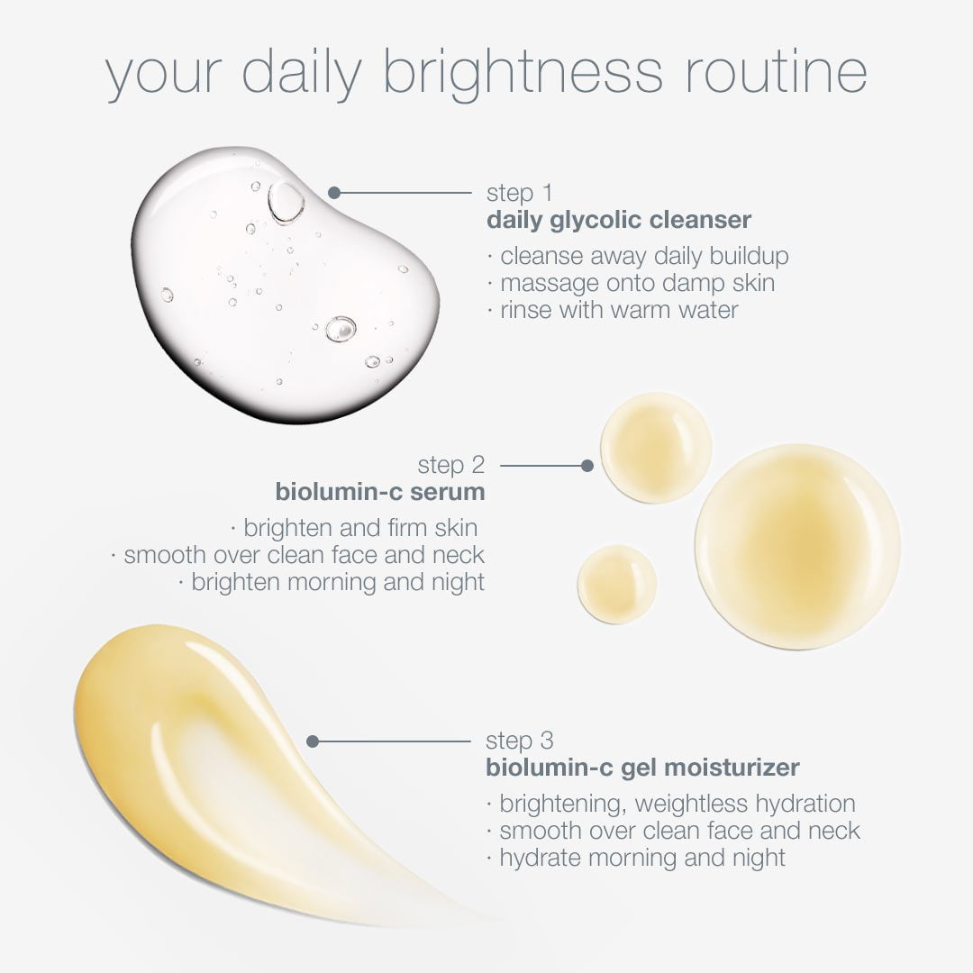 brightening biolumin-c trio how to use 